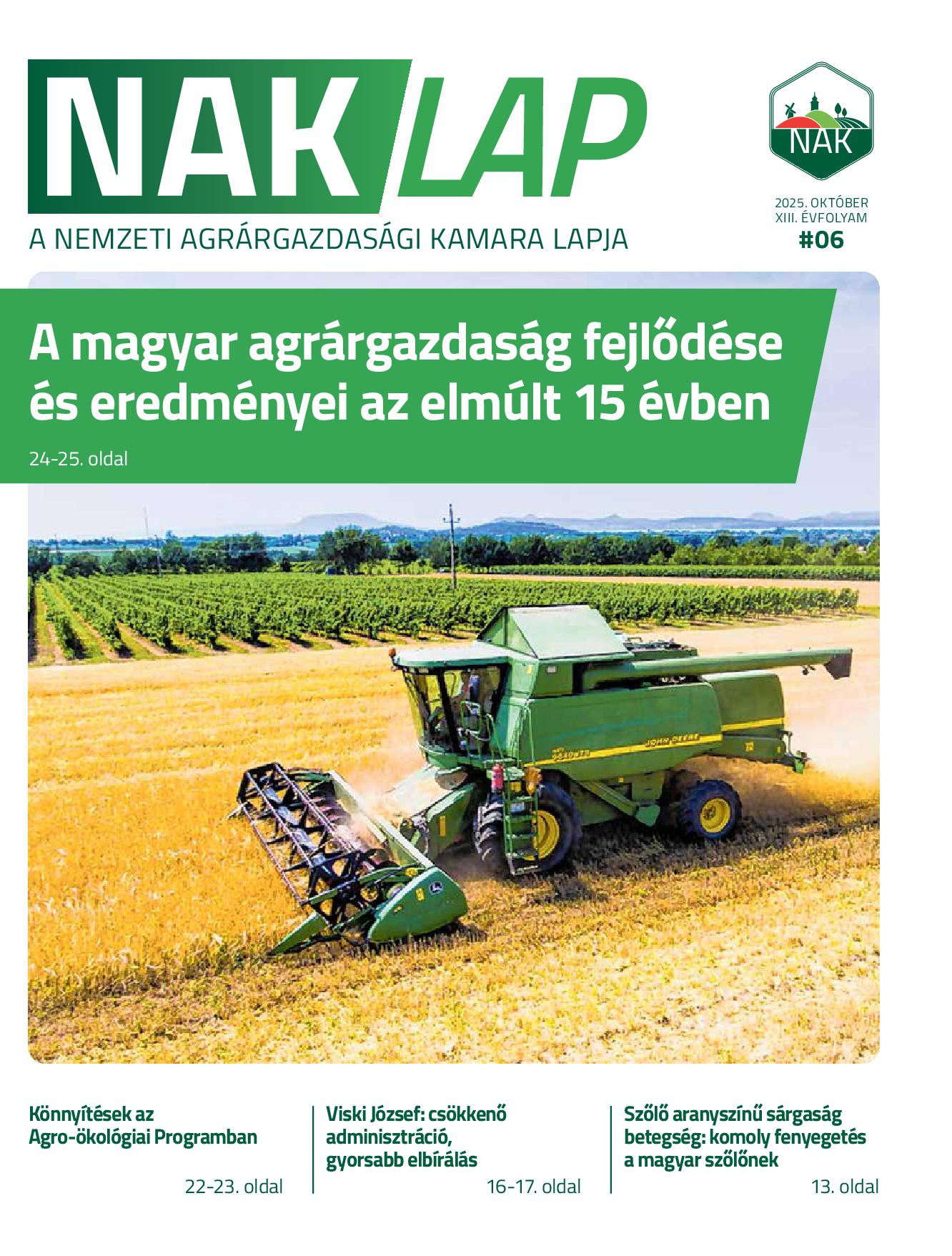 NAKlap 2025. IV. negyedév XIII. évf. 6
